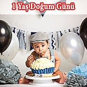 1 Yaş Doğum Günü Parti Malzemeleri