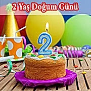 2 Yaş Doğum Günü Parti Malzemeleri
