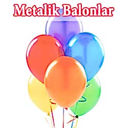 Metalik Parlak Balonlar
