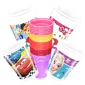 Plastik Renkli Bardak