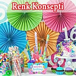 Renge göre Parti Malzemeleri