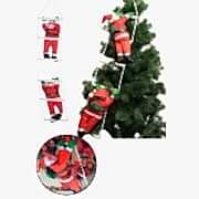 2'li Merdiven Tırmanan Noel Baba Yılbaşı Süs Noel Ağacı Dekor Yeni Yıl Ev Kapı Duvar Dekorasyon