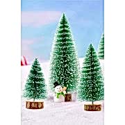 3'lü Mini Masa Çamı Yeşil 20/15/10 cm Boyutlarında Yılbaşı Hediyelik Çam Ağaçı Süs Dekor