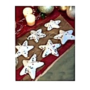 6'lı Yılbaşı Ağacı Süsü Beyaz Yıldız Köpük Süs 5 Cm Noel Süsü Beyaz Çam Ağacı Süsü