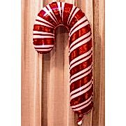  80cm Yılbaşı Baston Şeker Kamışı Folyo Balon, Yeni Yıl Dekorasyon Süsleme Balonu 1 Adet