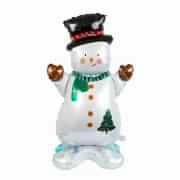 Yılbaşı Kardan Adam Ayakta Duran Folyo Balon Yeni Yıl Christmas Snowman Dekorasyon Balon