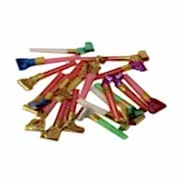 20 Adet Öten Sesli Yılbaşı Doğum Günü Parti Düdüğü Karışık Renkli Kaynana Dili Model