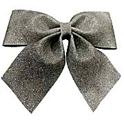 1 Ad Gümüş Gri Simli Eva Fiyonk Büyük Boy Kurdele Parti Aksesuarı
