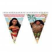 1 Ad İyi Ki Doğdun Yazılı Moana Konsept 1.9m Temalı Parti Flaması