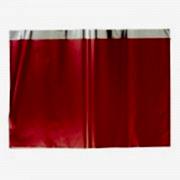 1 Adet Metalize Kırmızı Hediye Paketi, Kendinden Bantlı 50x70 cm 