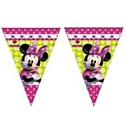 1 Ad Minnie Mouse İyi Ki Doğdun Yazılı Konsept 1.9m Parti Flaması