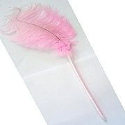 1 Ad Pembe Tüylü Tükenmez Kalem, Tüylü Gelin Nikah Kalemi