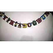 1 Ad  renkli İyi ki Doğdun yazı Doğum Günü Parti Süsü Pd0990