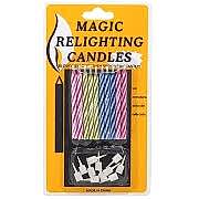 1 Adet 10lu Sönmeyen Şaka Mumu Pasta Süsü