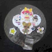 18inç Lol Bebek Baskılı Şeffaf Balon, Lol Suprise Bebekleri 