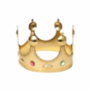 1 Adet Altın Gold Çocuk Kral Tacı Erkek Parti Malzemesi