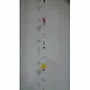 1 Adet Bulutlu 3 Boyutlu Ev Bahçe Tepe Süslemesi Malzemesi