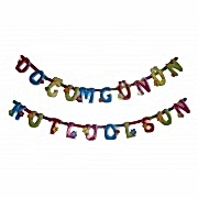 1 Adet Doğum Günün Kutlu Olsun Yatay Yazı 3 mt pd1302