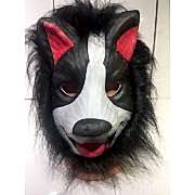 1 Adet Hayvan Desenli Maske, Tüylü Köpek Şeklinde Parti Maskeleri