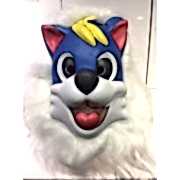 1 Adet Hayvan Şekilli Maske, Tüylü Köpek Şeklinde Parti Maskesi