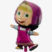 1 Adet Maşa Folyo Balon 75cmx45cm Doğum Günü Parti Helyumla Uçan