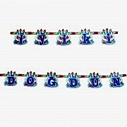 1 Adet Mavi Doğum Günü Parti Yazısı Simli Süslü 230cmx15cm PD9142