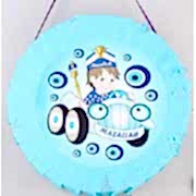 1 Adet Mavi Erkek Çocuk Sünnet Pinyata, Sopası Hediyeli