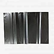 1 Adet Metalize Gümüş Gri Hediye Paketi, Kendinden Bantlı 50x70cm