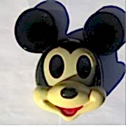 1 Adet Mickey Mouse Işıklı Maske Erkek Parti Malzemesi