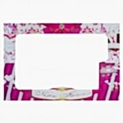 1 Adet Mor Nişan Hatırası Fotoğraf Çerçevesi Söz ,Nişan Malzemeleri