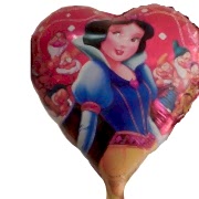 1 Adet Pamuk Prenses Folyo Şekilli Uçan Balon 50cm x 45cm