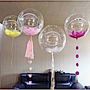 1 Adet 24inc Şeffaf Büyük Balon TransParan Cam Gibi Şeffaf Balon