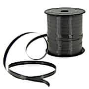 1 Adet Siyah Balon İpi Siyah Parlak Rafya 5mmx200m Süsleme Rabant