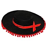 1 Adet Siyah Küçük İspanyol Şapka, Çocuk Meksika Şapkası 