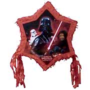 1 Adet Star Wars Pinyata Kırmızı Erkek Doğum Günü Parti Malzemes