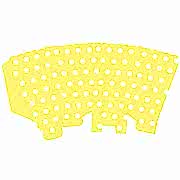 10 Adet Beyaz Puantiyeli Sarı Mısır İkram Kutusu, Benekli Popcorn