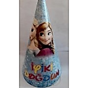 10 Adet Frozen Parti Şapkası, Elsa Karlar Ülkesi Doğum Günü Şapkası