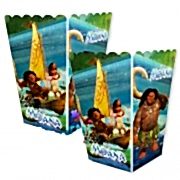 10 Adet Moana Mısır İkram Kutusu Doğum Günü Parti Malzemesi