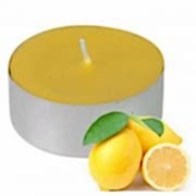 10 Adet Sarı Yuvarlak Küçük Minik Tealight  Mum, Yer Mumu
