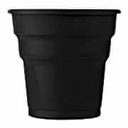 10 ADET Siyah Bardak Kullan At 200 ml Doğum Günü Parti Ucuz