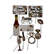 10'lu Bride To Be Konuşma Balonu, Bekarlığa Veda Partisi Konuşma Çubuğu Parti Seti Türkçe Yazı