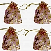 100 Ad Pembe-Gold Kına Gecesi Çerezlik Kesesi 