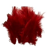 100 Adet Kırmızı Tüy (Şeffaf Balon içi Tüyü) Otriş Süslemesi 