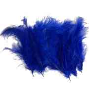 100 Adet Koyu Mavi-Lacivert Tüy (Şeffaf Balon içi Tüyü) Süslemesi