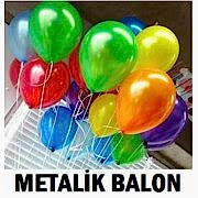 100 ADET METALİK KARIŞIK BALON SEDEFLİ HEDİYELİ