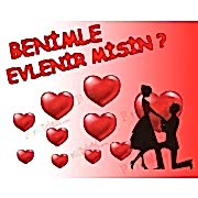 Evlilik Teklifi Afiş Benimle Evlenir misin Pankart Poster Branda