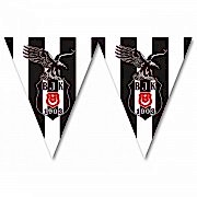 11 Bayraklı Beşiktaş Flama 3.20 mt uzunluğunda Doğum Günü Parti Malzemesi