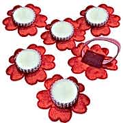 12 Adet Süslü Kına Gecesi El Mumu