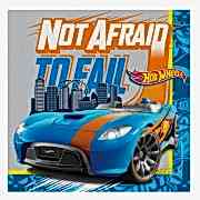 16 Adet Hot Wheels Kağıt Peçete, 33x33cm DOğum Günü Malzemeleri