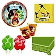 16 Kişilik Angry Birds Doğum Günü Konsepti Peçete Tabak Balon Set